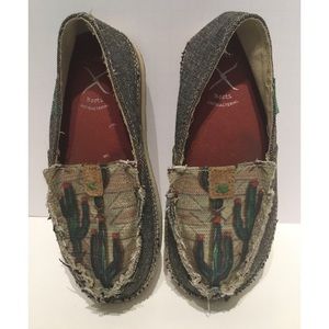 Twisted X Casual Shoes Boys Loafer ECO TWX Cactus Tan YCL0001 - Size 11M.